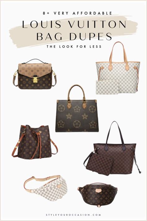 replica weekend bags|8+ Best Louis Vuitton Dupe Bags I Found: Neverfull & More.